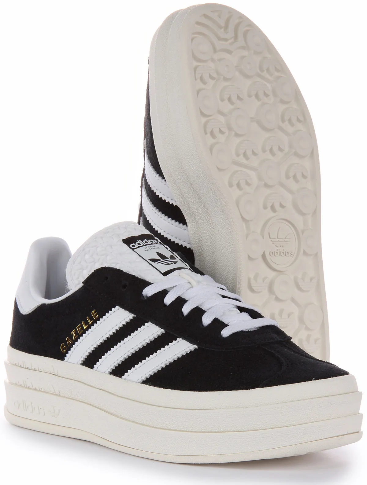 Adidas Gazelle Bold W In Black White For Women Shoes Adidas