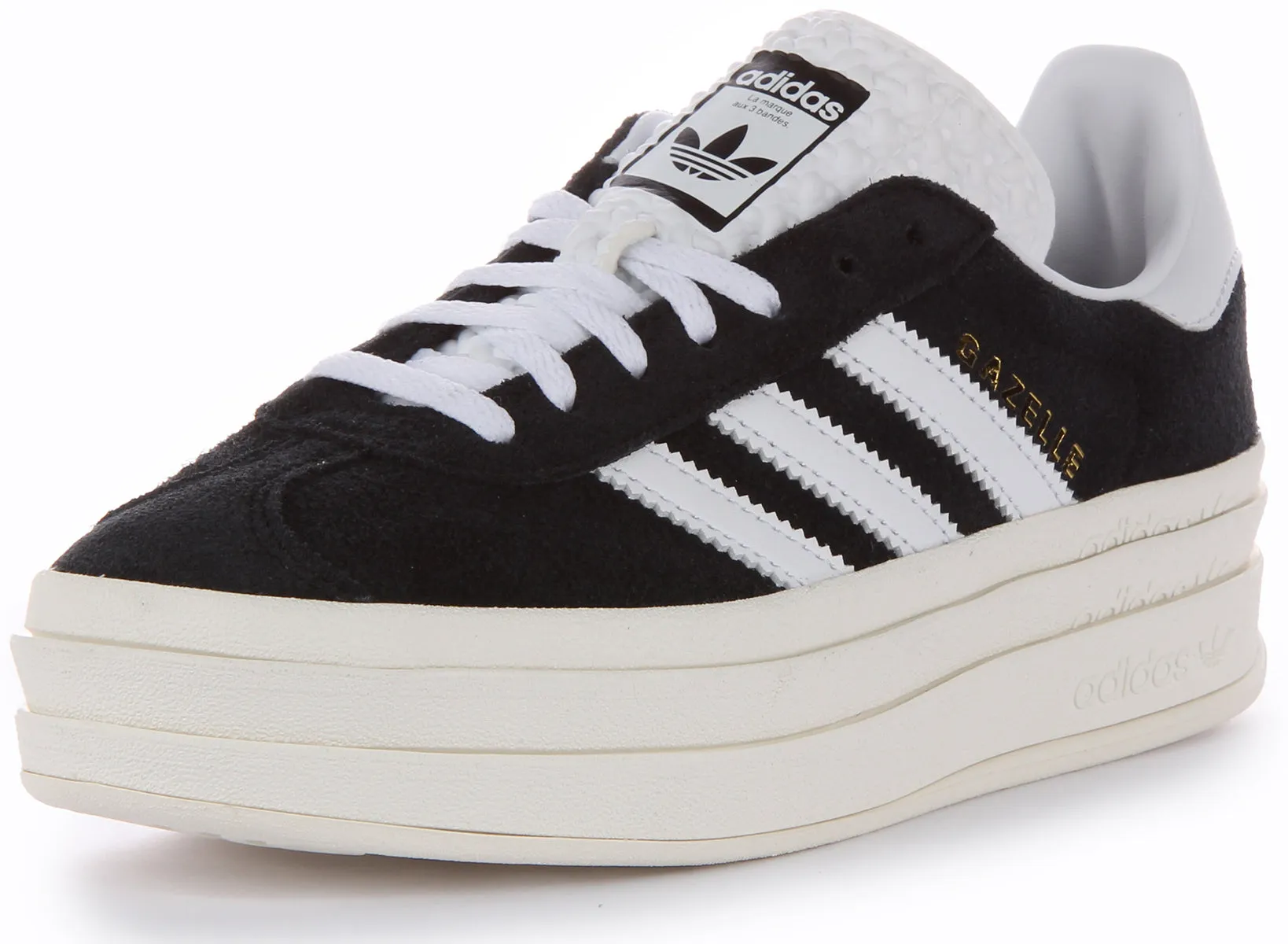 Adidas Gazelle Bold W In Black White For Women Shoes Adidas