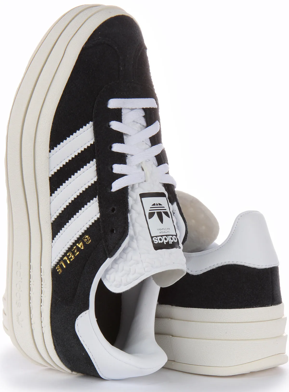 Adidas Gazelle Bold W In Black White For Women Shoes Adidas