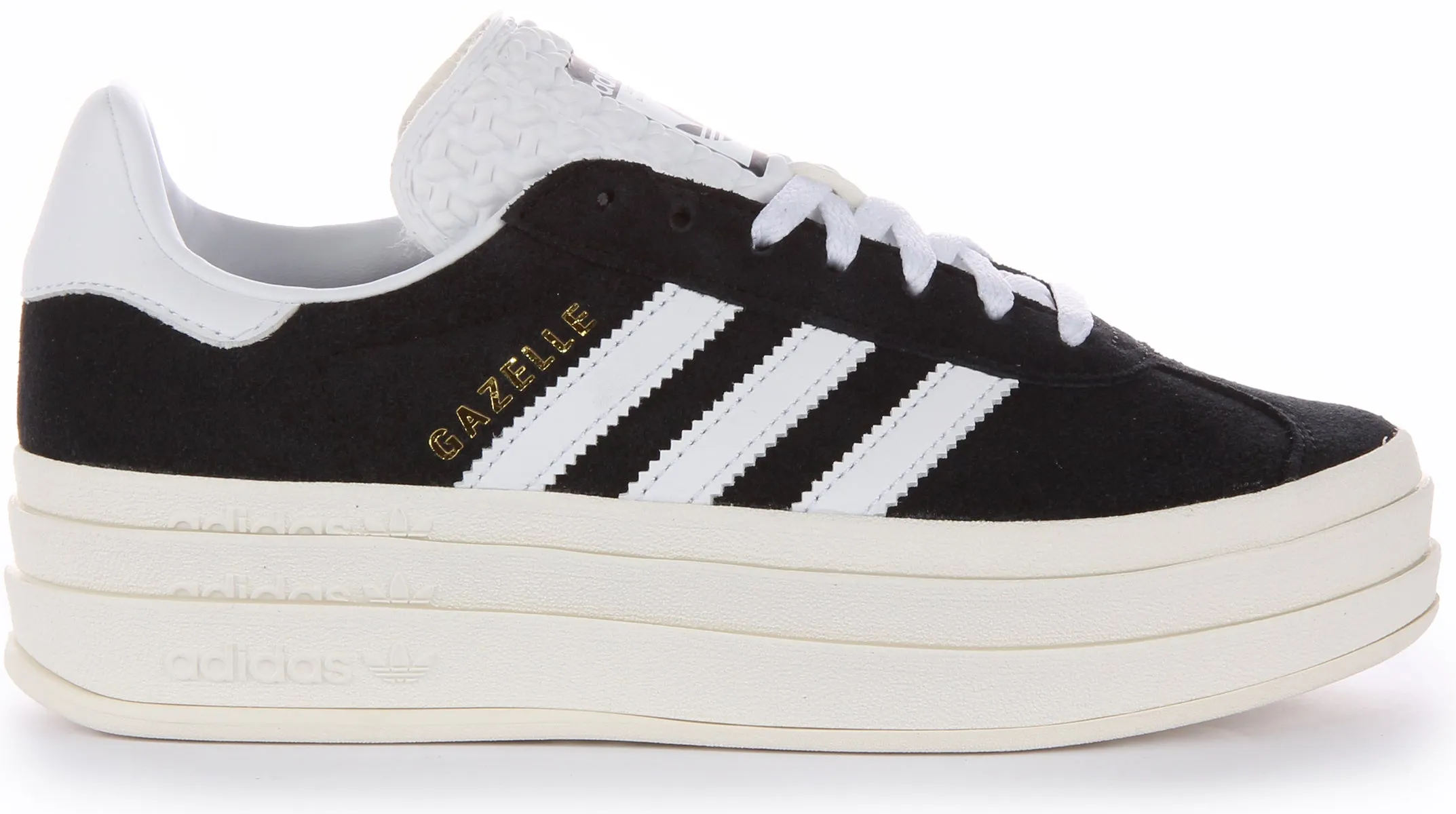 Adidas Gazelle Bold W In Black White For Women Shoes Adidas