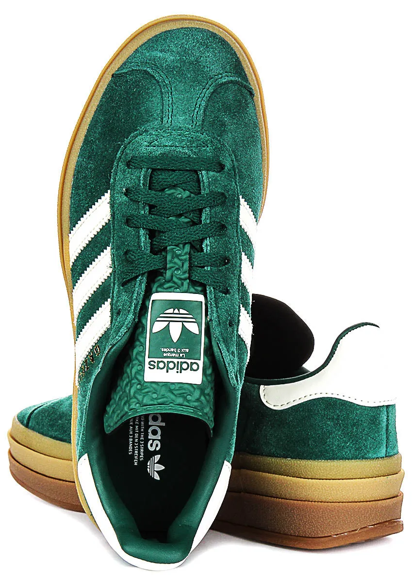 Adidas Gazelle Bold W In Green For Women Shoes Adidas