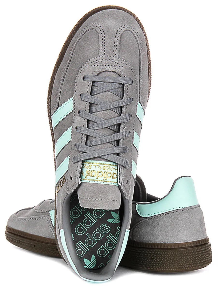 Adidas Handball Spezial Juniors In Grey Blu Shoes Adidas