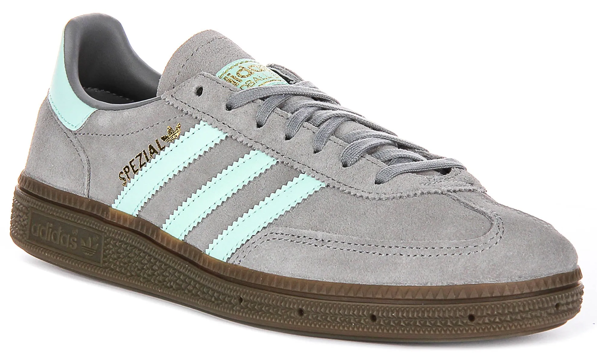 Adidas Handball Spezial Juniors In Grey Blu Shoes Adidas