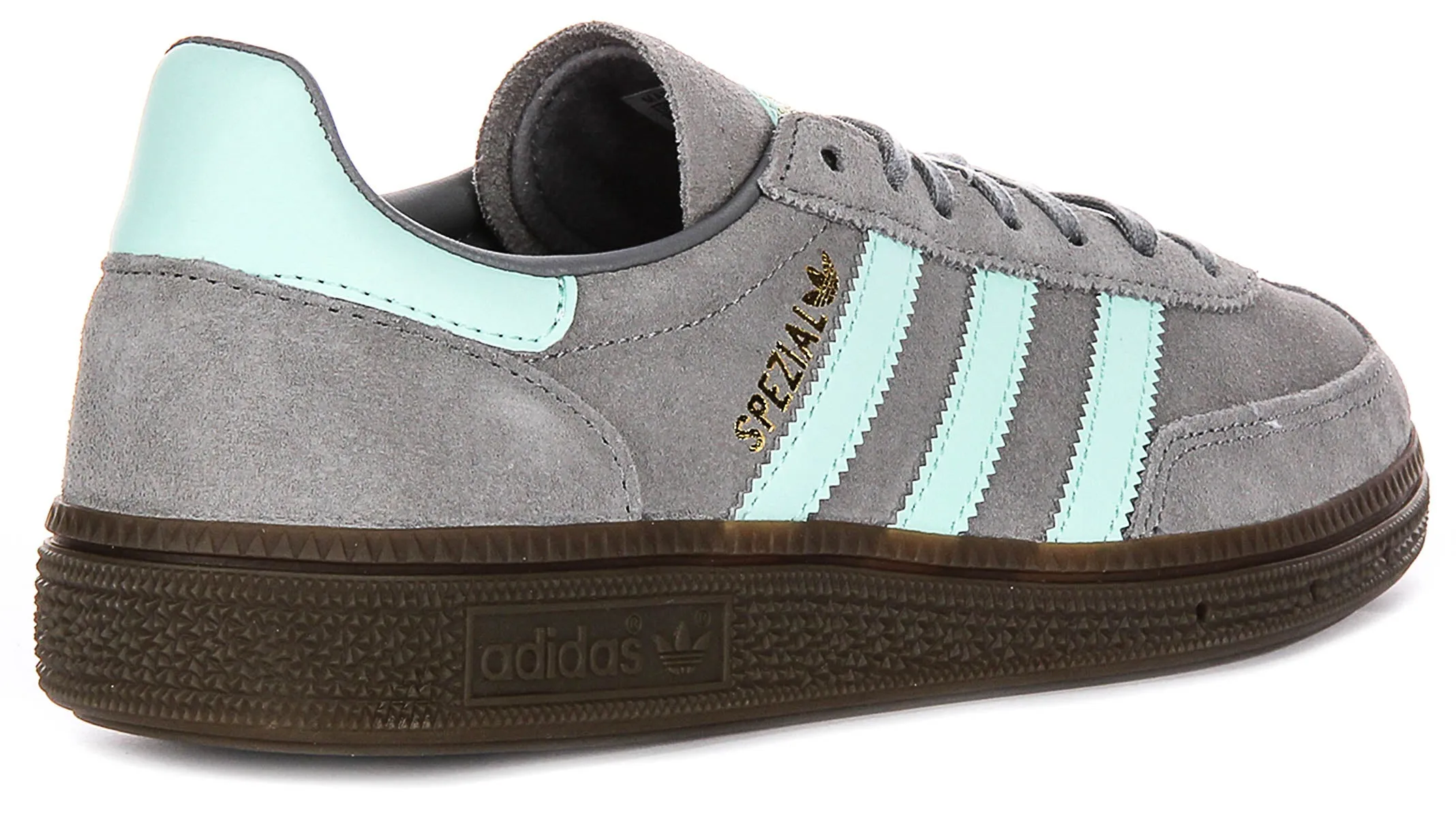 Adidas Handball Spezial Juniors In Grey Blu Shoes Adidas