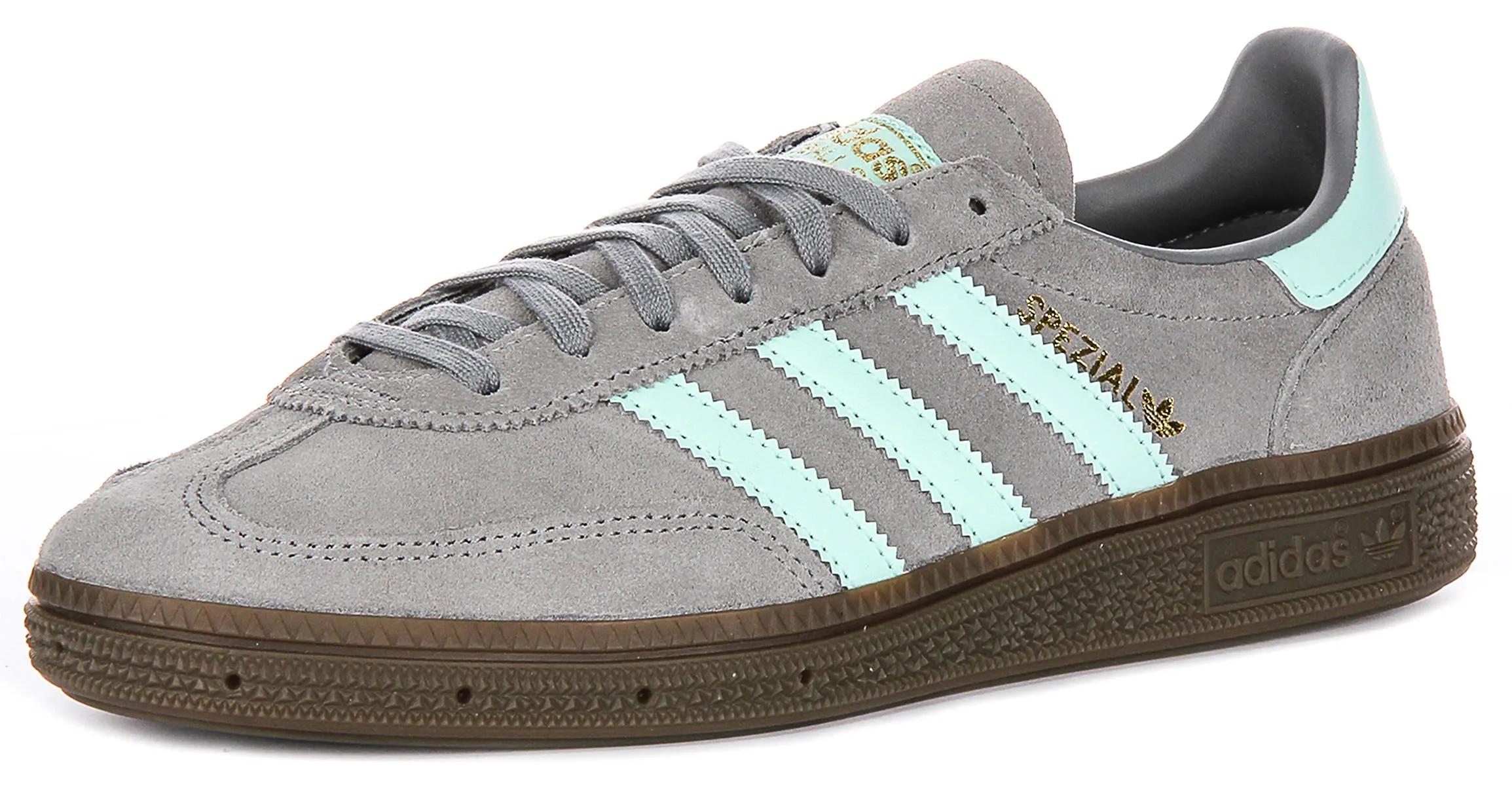 Adidas Handball Spezial Juniors In Grey Blu Shoes Adidas