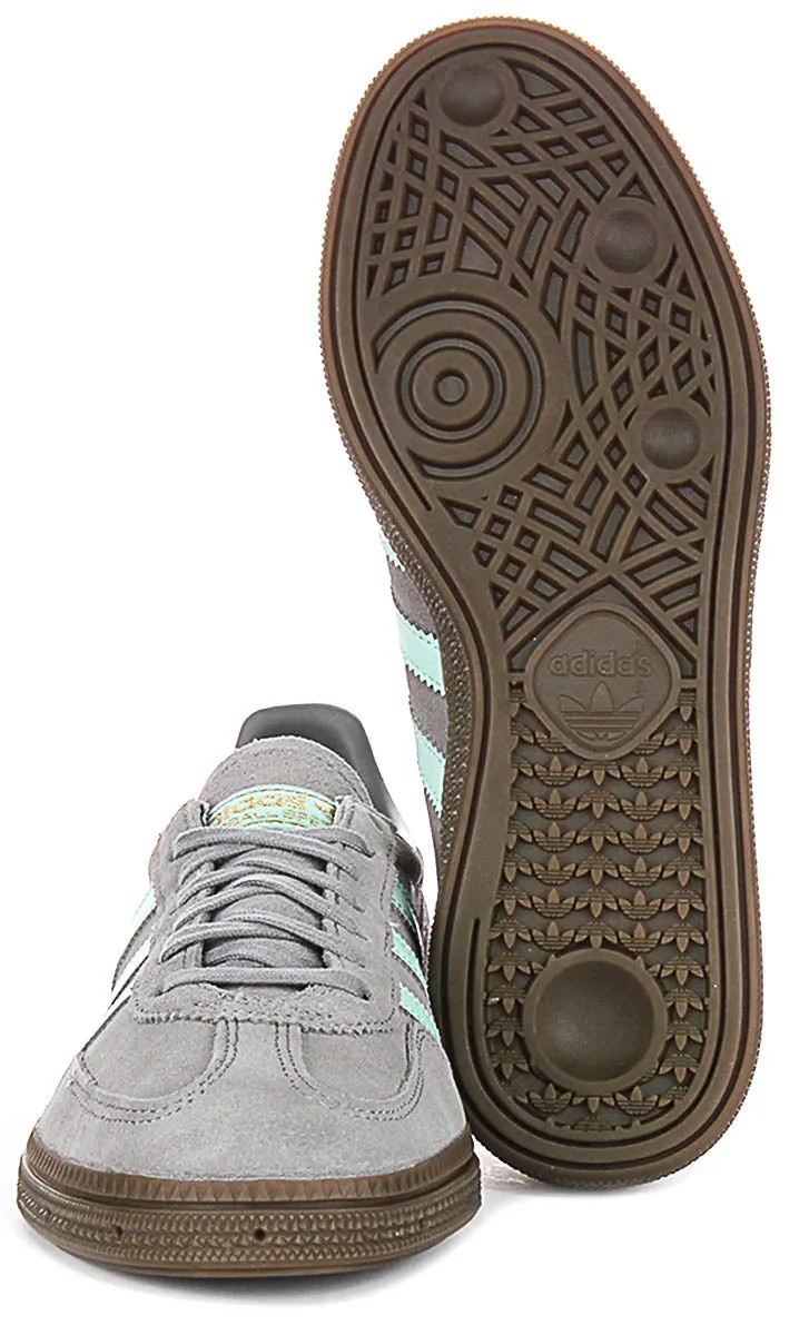 Adidas Handball Spezial Juniors In Grey Blu Shoes Adidas