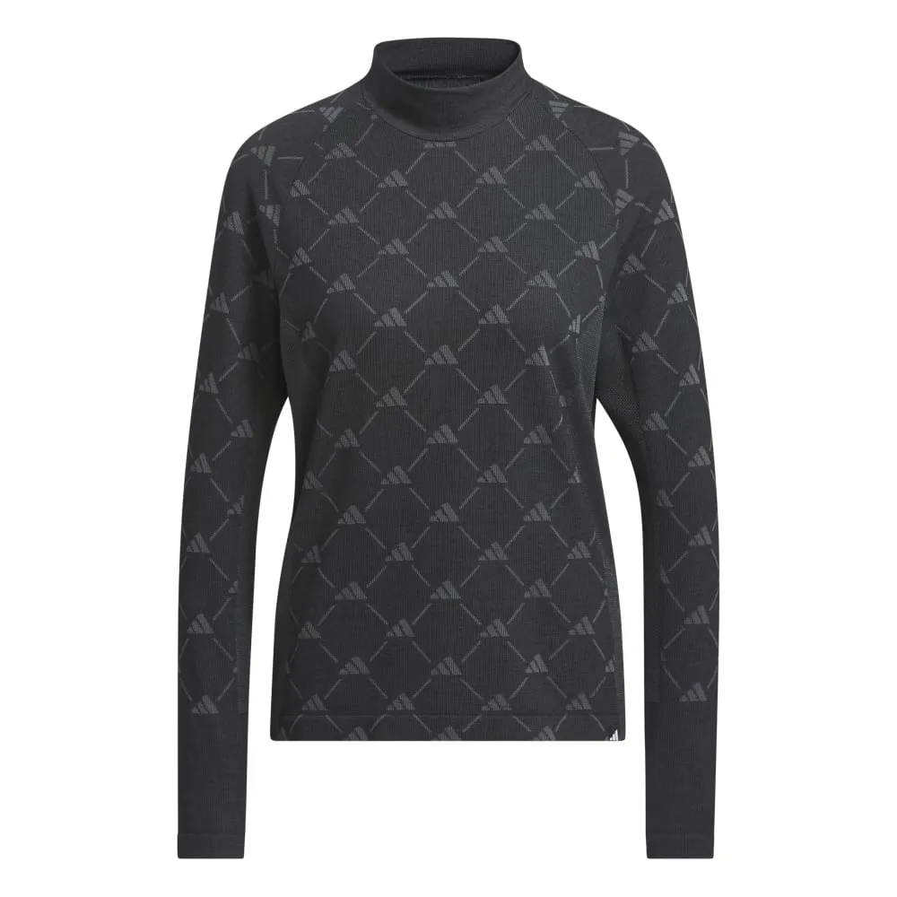 adidas Ladies Ultimate365 Tour Monogram Golf Mock HY7211