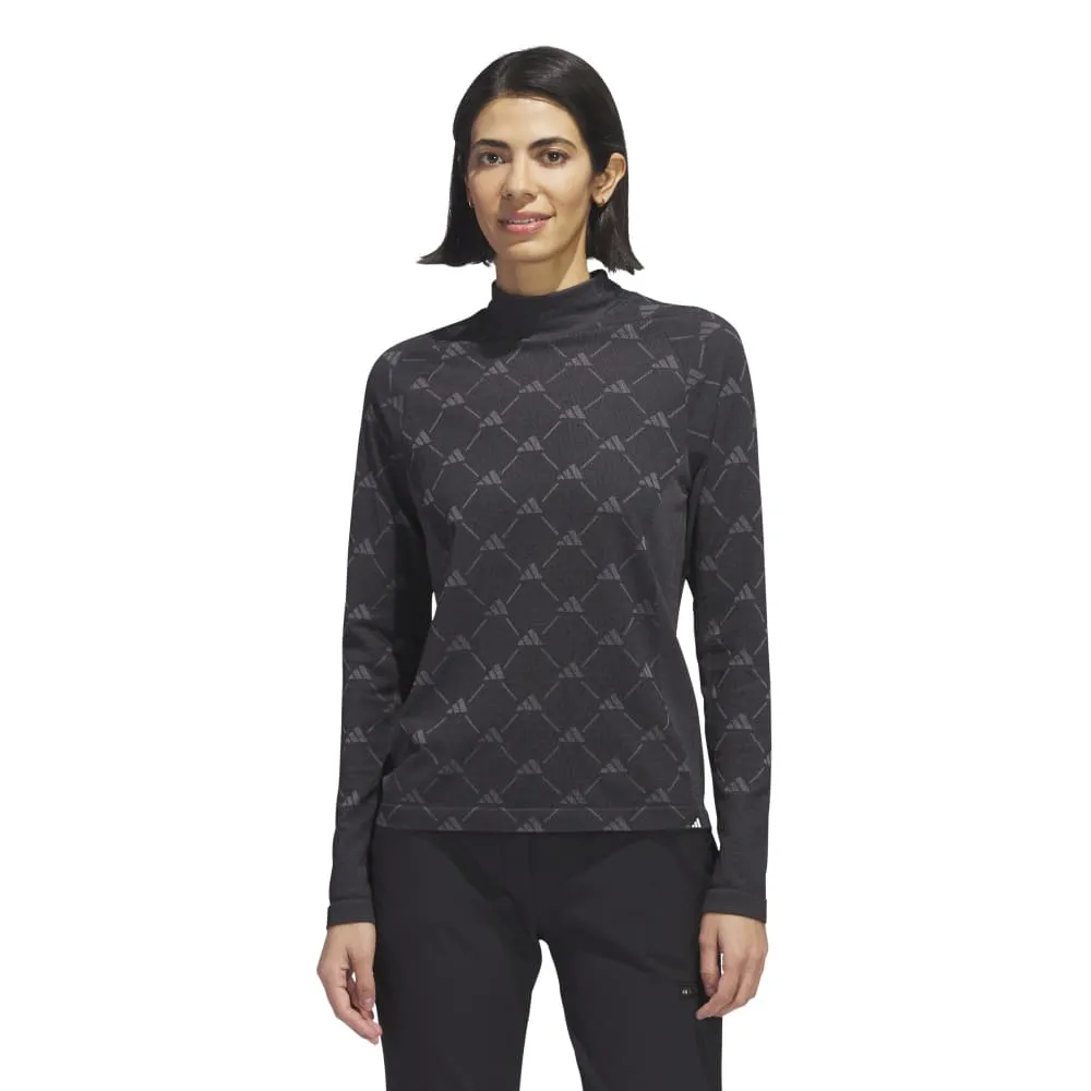 adidas Ladies Ultimate365 Tour Monogram Golf Mock HY7211
