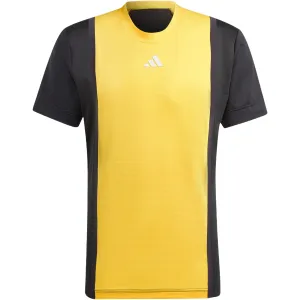 Adidas Men's Heat.RDY Pro Freelift 3D Rib Tee - Spark and Black Clothing Adidas Men