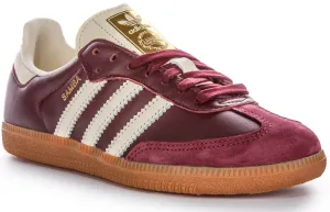 Adidas Samba OG In Maroon Shoes Adidas