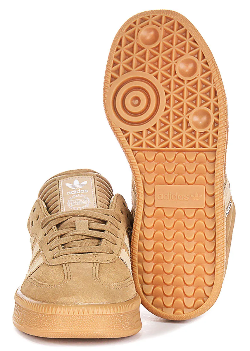 Adidas Samba OG XLG In Brown For Youth Shoes Adidas