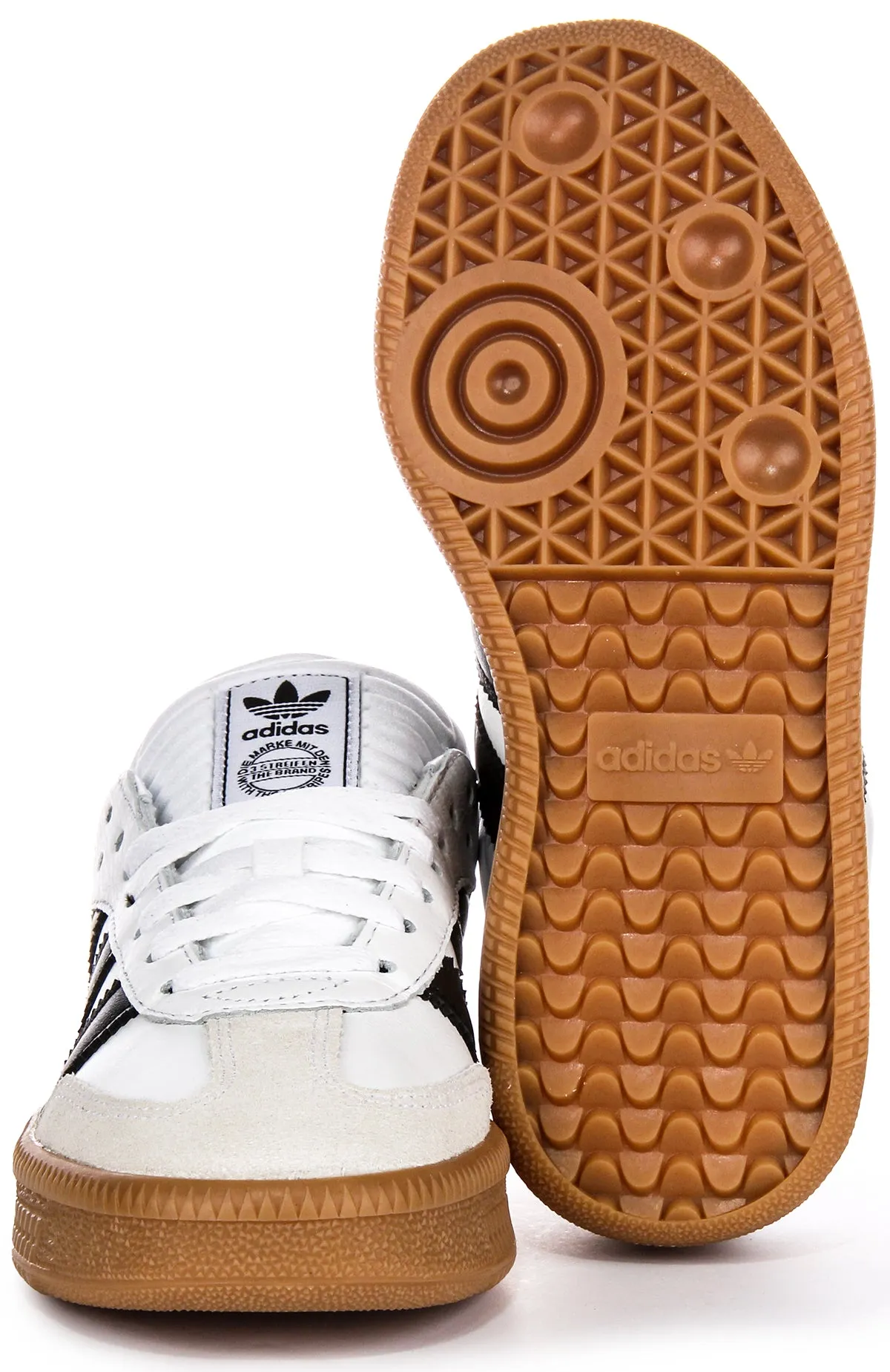 Adidas Samba XLG J In White Black For Youth Shoes Adidas