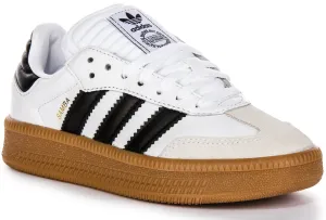 Adidas Samba XLG J In White Black For Youth Shoes Adidas