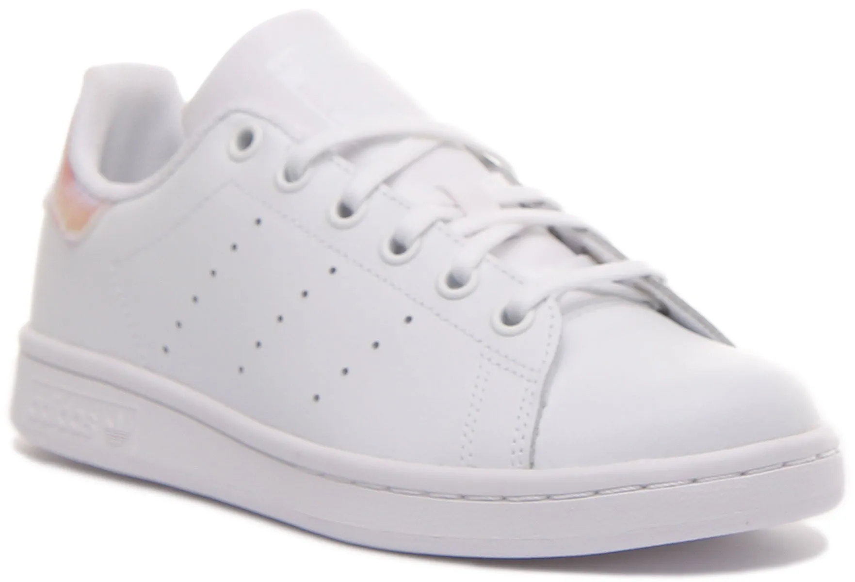 Adidas Stan Smith In White Pink For Juniors Shoes Adidas