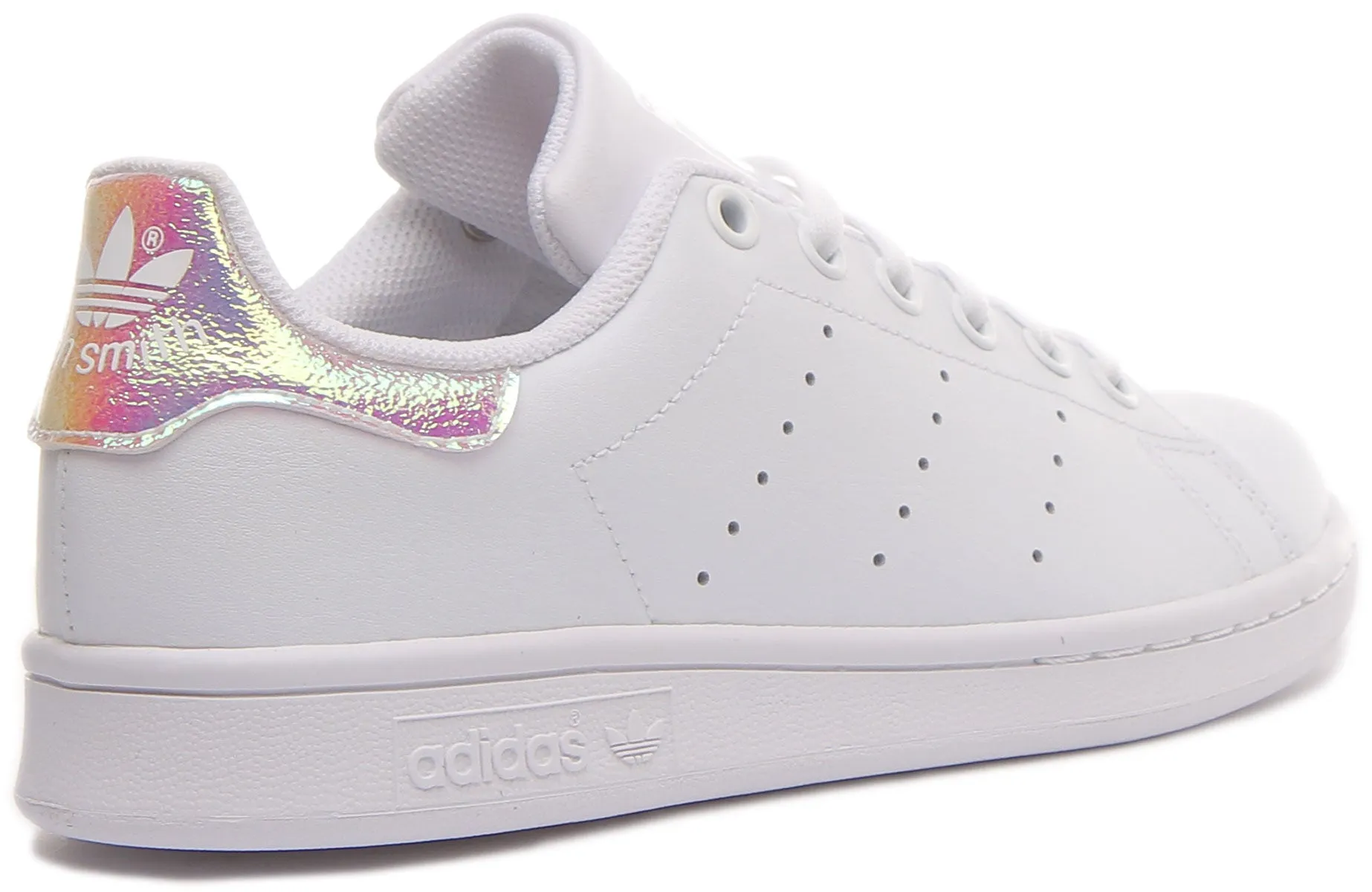 Adidas Stan Smith In White Pink For Juniors Shoes Adidas