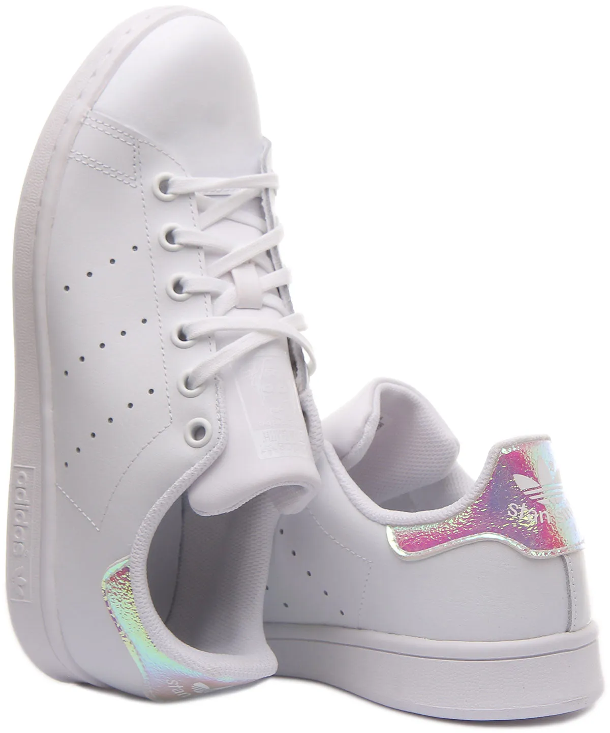Adidas Stan Smith In White Pink For Juniors Shoes Adidas