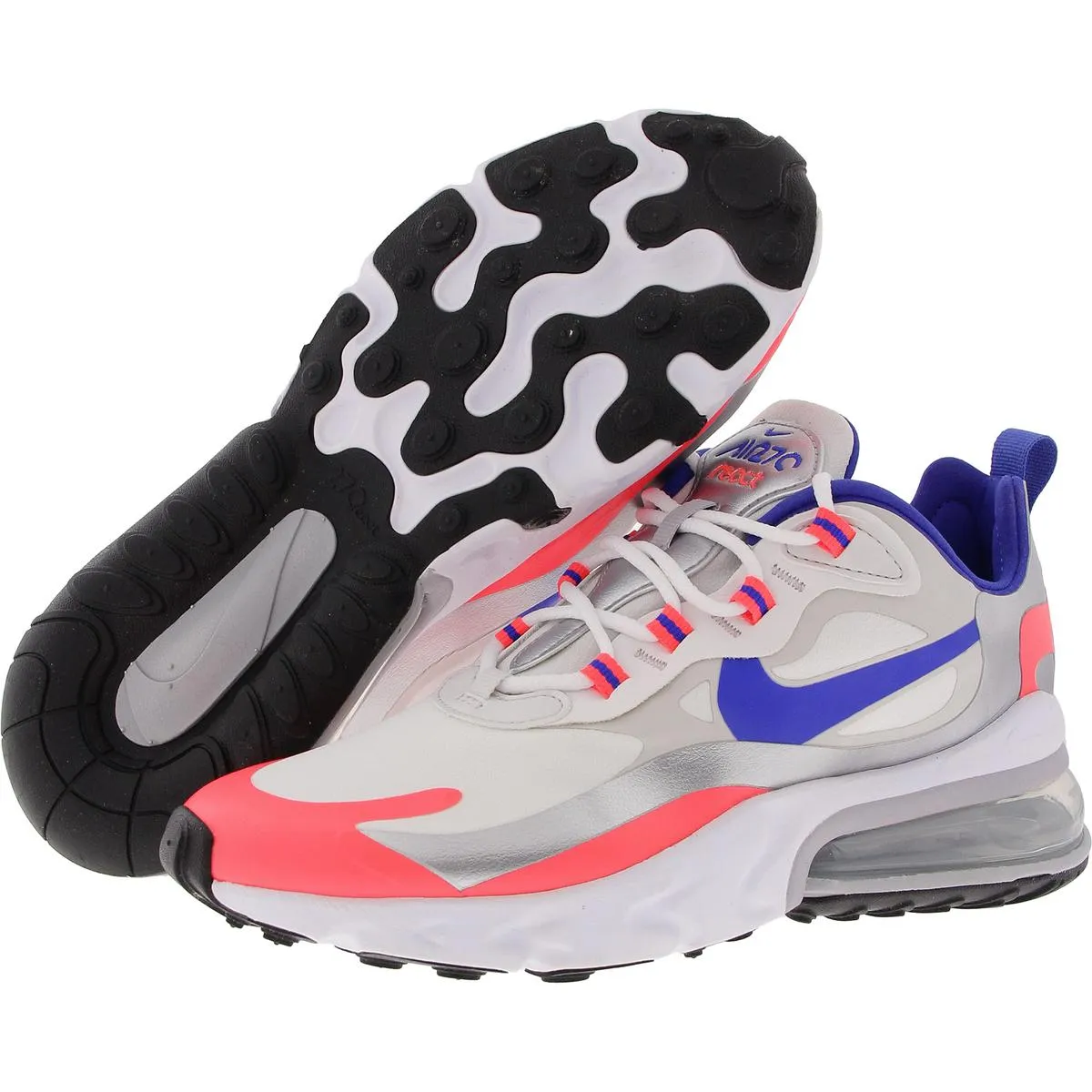 Air Max 270 React Womens Metallic Manmade Running & Training Shoes