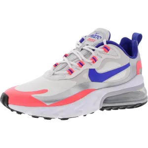 Air Max 270 React Womens Metallic Manmade Running & Training Shoes