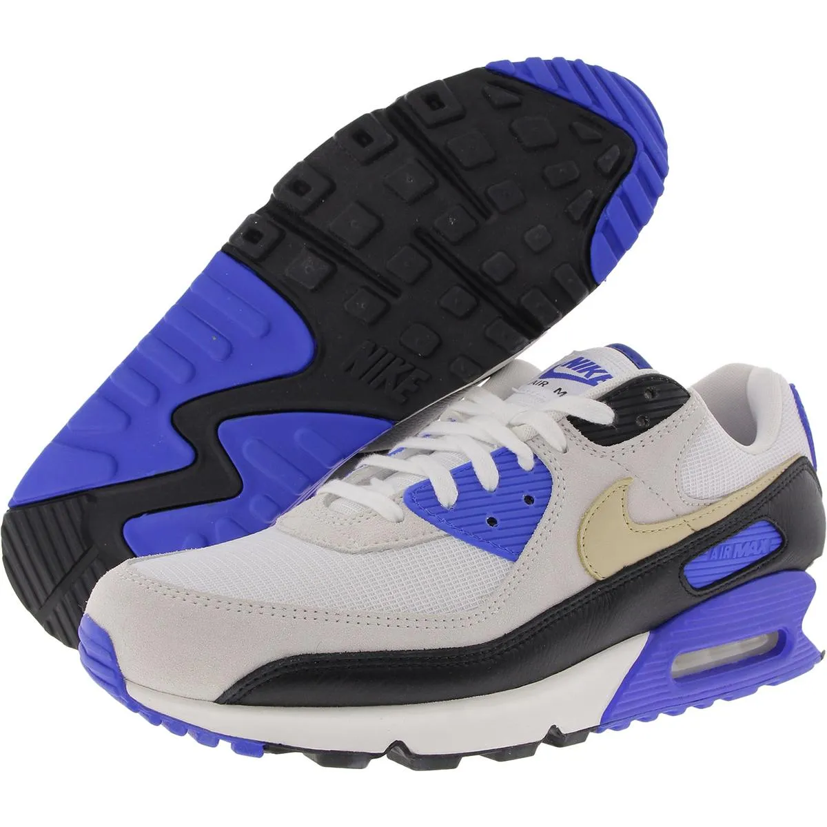 Air Max 90 PRM Mens Lace-Up Manmade Running & Training Shoes