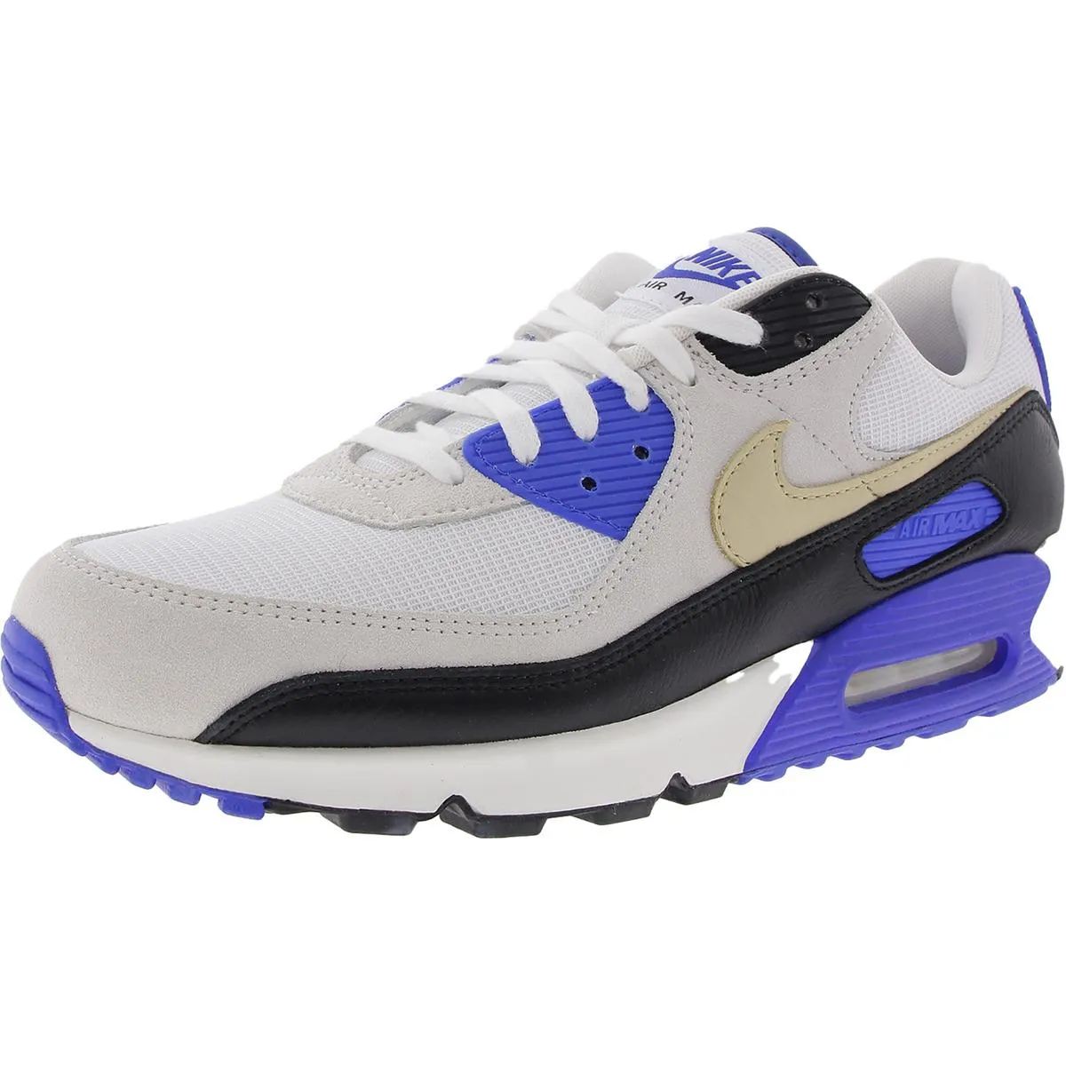 Air Max 90 PRM Mens Lace-Up Manmade Running & Training Shoes