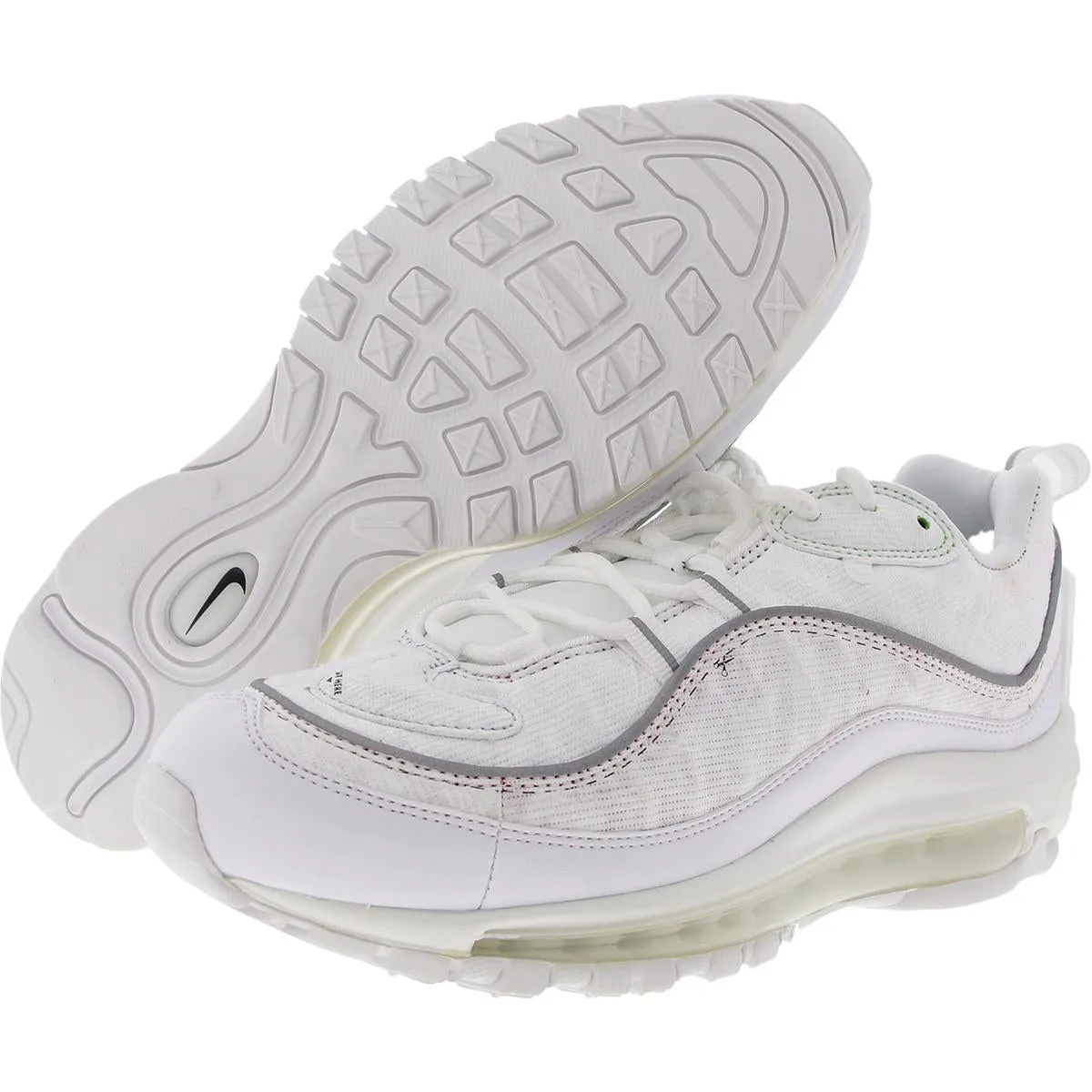 Air Max 98 LX Womens Lace-Up Leather Running & Training Shoes