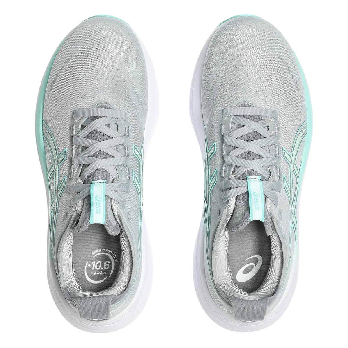 Asics Gel Nimbus 27 Piedmont Grey - Illuminate Mint