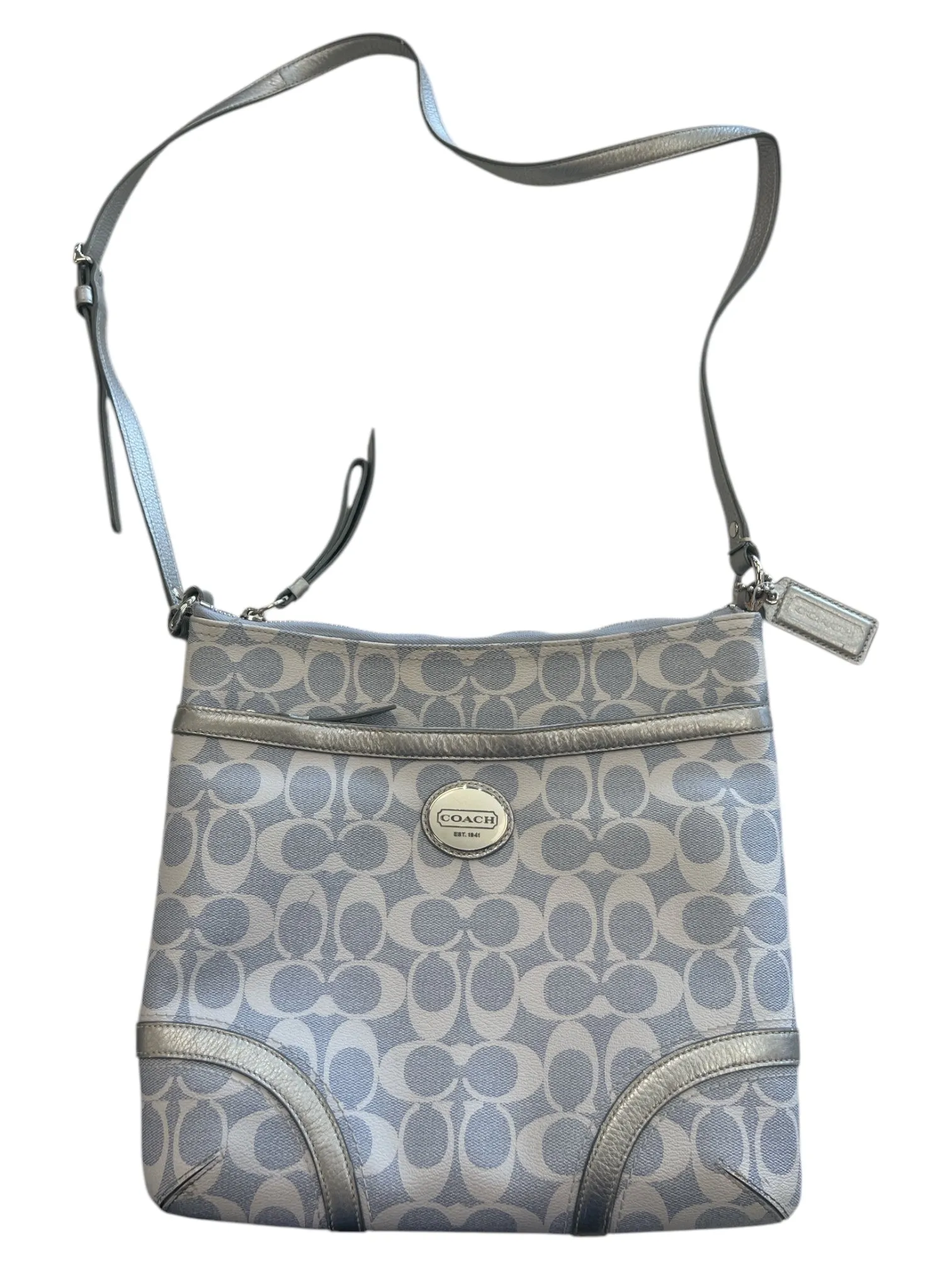 Coach Bags Crossbody Designer By Coach In Blue, Size:Medium