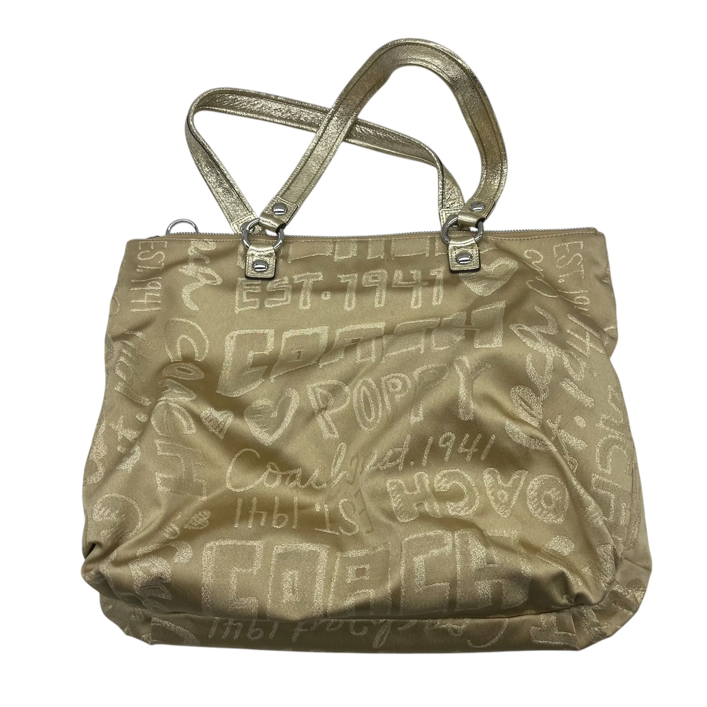 Coach Bags Handbag Designer By Coach In Gold, Size:Large