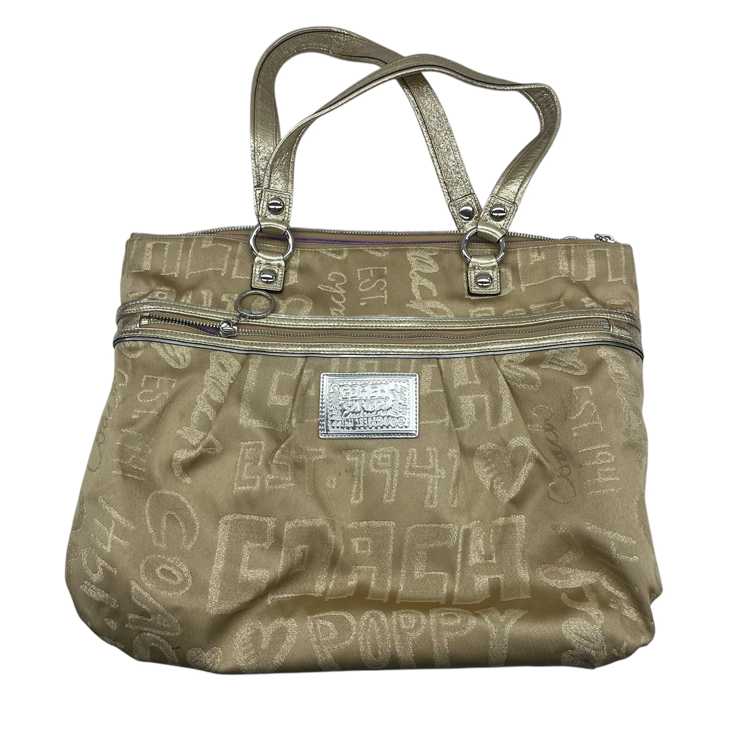 Coach Bags Handbag Designer By Coach In Gold, Size:Large