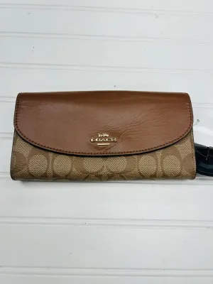 Coach Bags Wallet Designer By Coach, Size: Medium