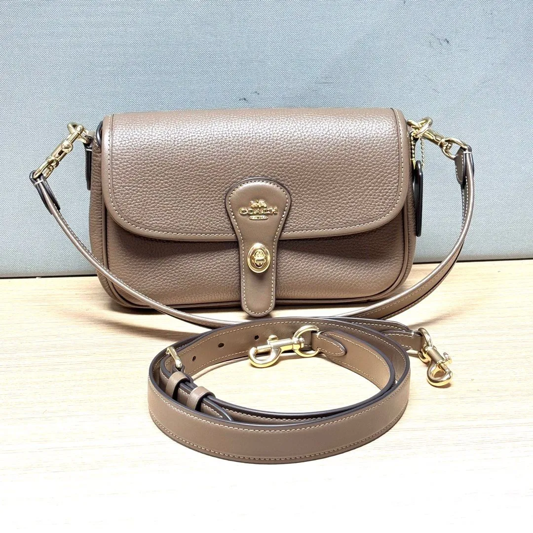 Coach Leather Sling Bag With Handle