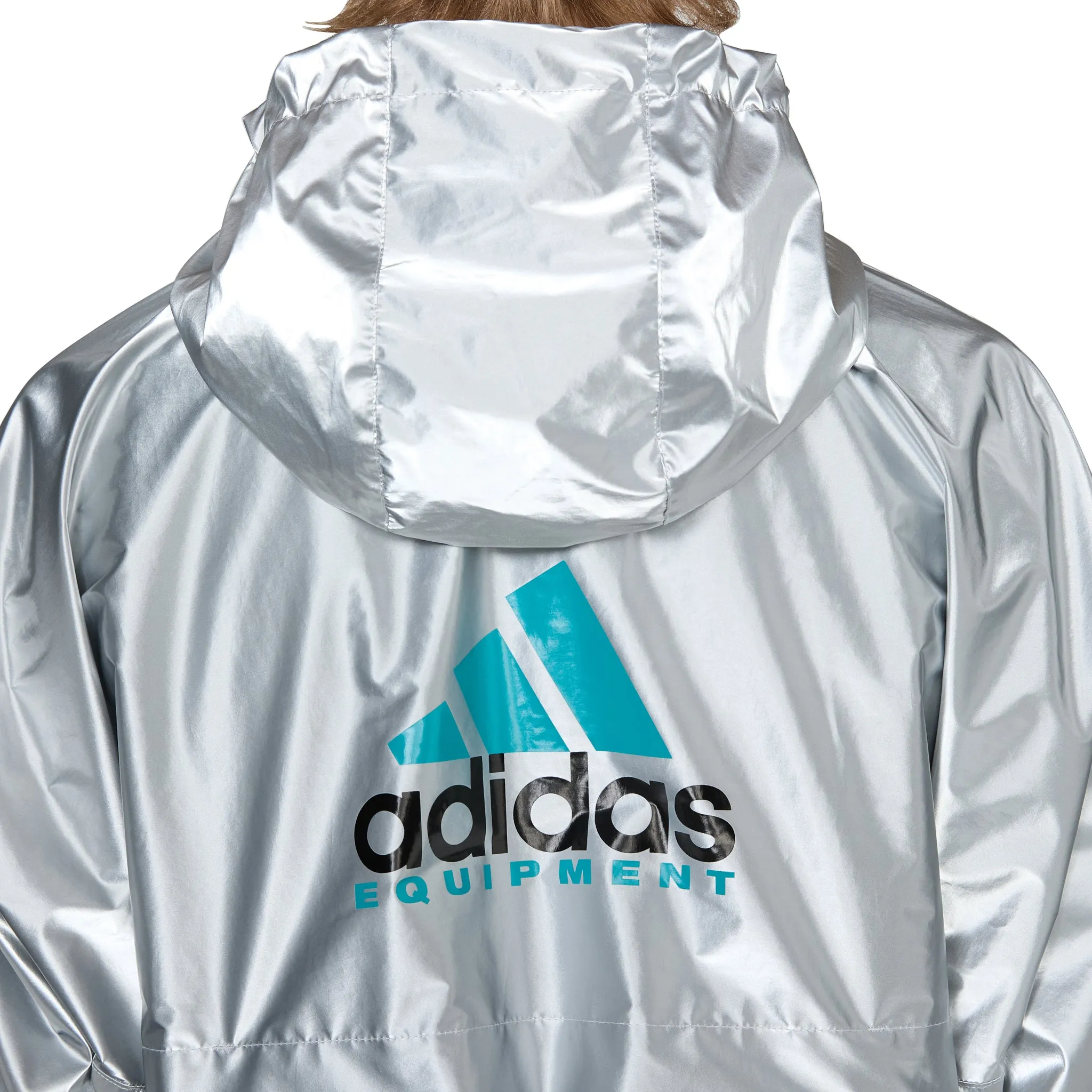 EQT Metallic Windbreaker Silver Metallic adidas Clothing