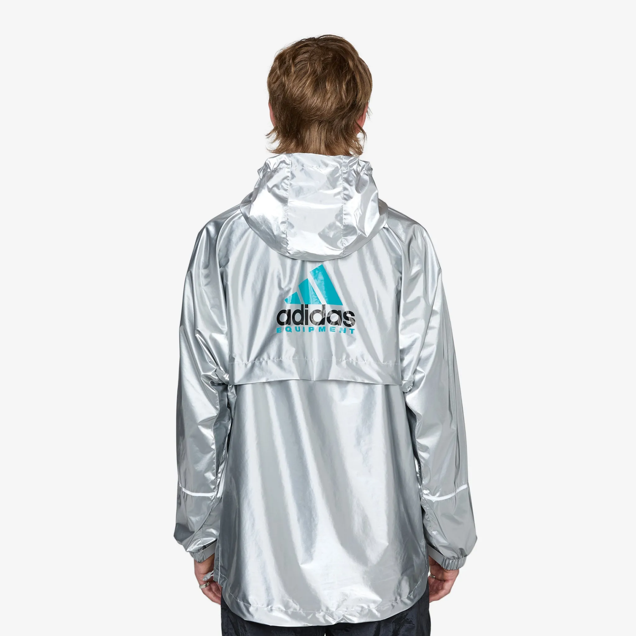 EQT Metallic Windbreaker Silver Metallic adidas Clothing