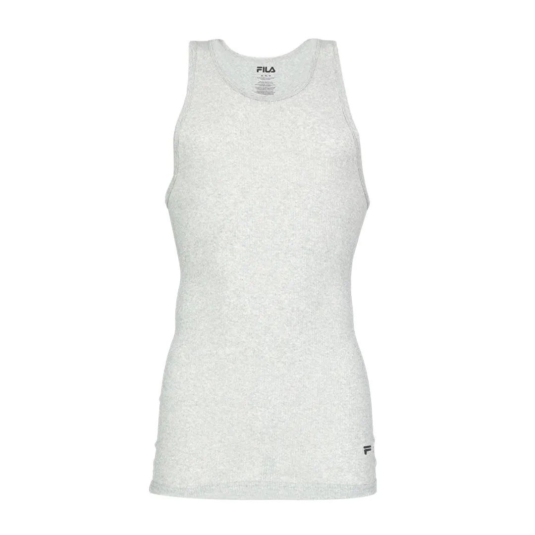 FILA - Men's 4 Pack Athletic Tank Top (FM0038CT BLKGRY)