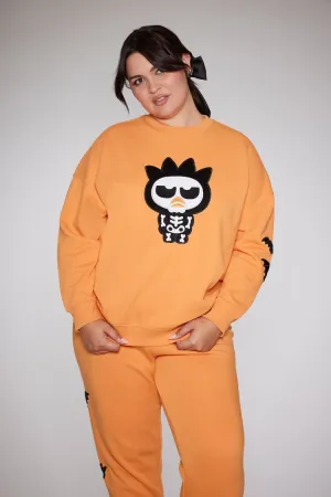 Forever 21 Plus Women's Fleece Badtz-Maru Pullover Orange/Multi Forever 21