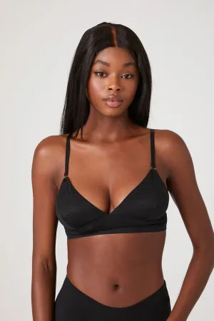Forever 21 Women's Longline Bralette Black Forever 21
