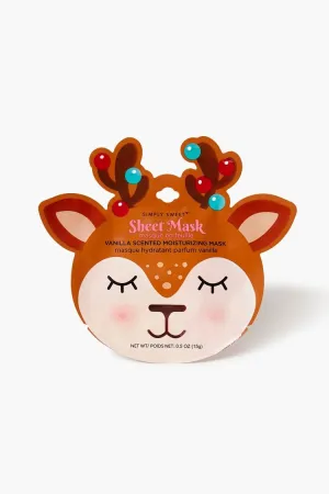 Forever 21 Women's Reindeer Moisturizing Sheet Mask Tan/Multi Forever 21