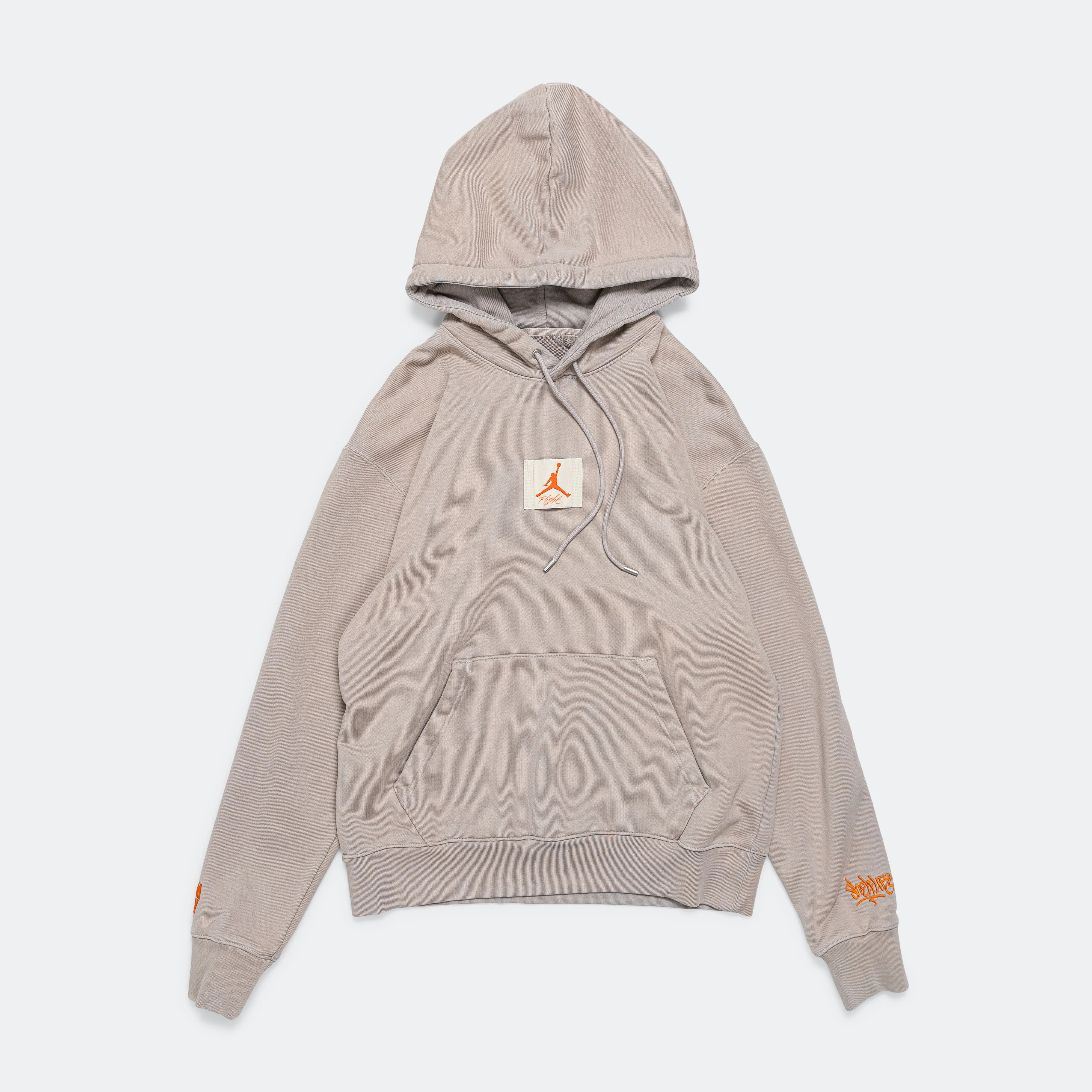 International Flight Club Hoodie × Shelflife - Enigma Stone/Total Orange