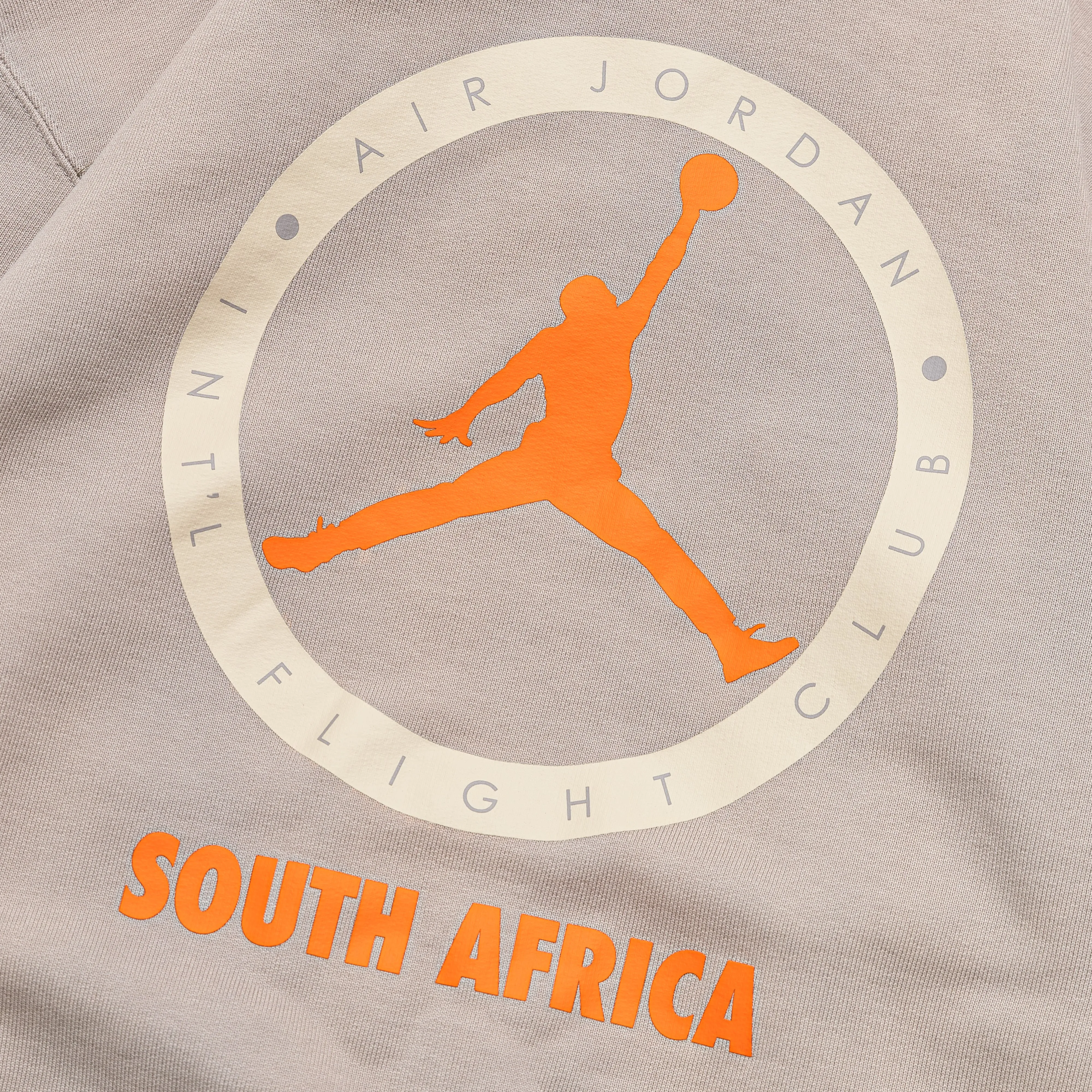 International Flight Club Hoodie × Shelflife - Enigma Stone/Total Orange