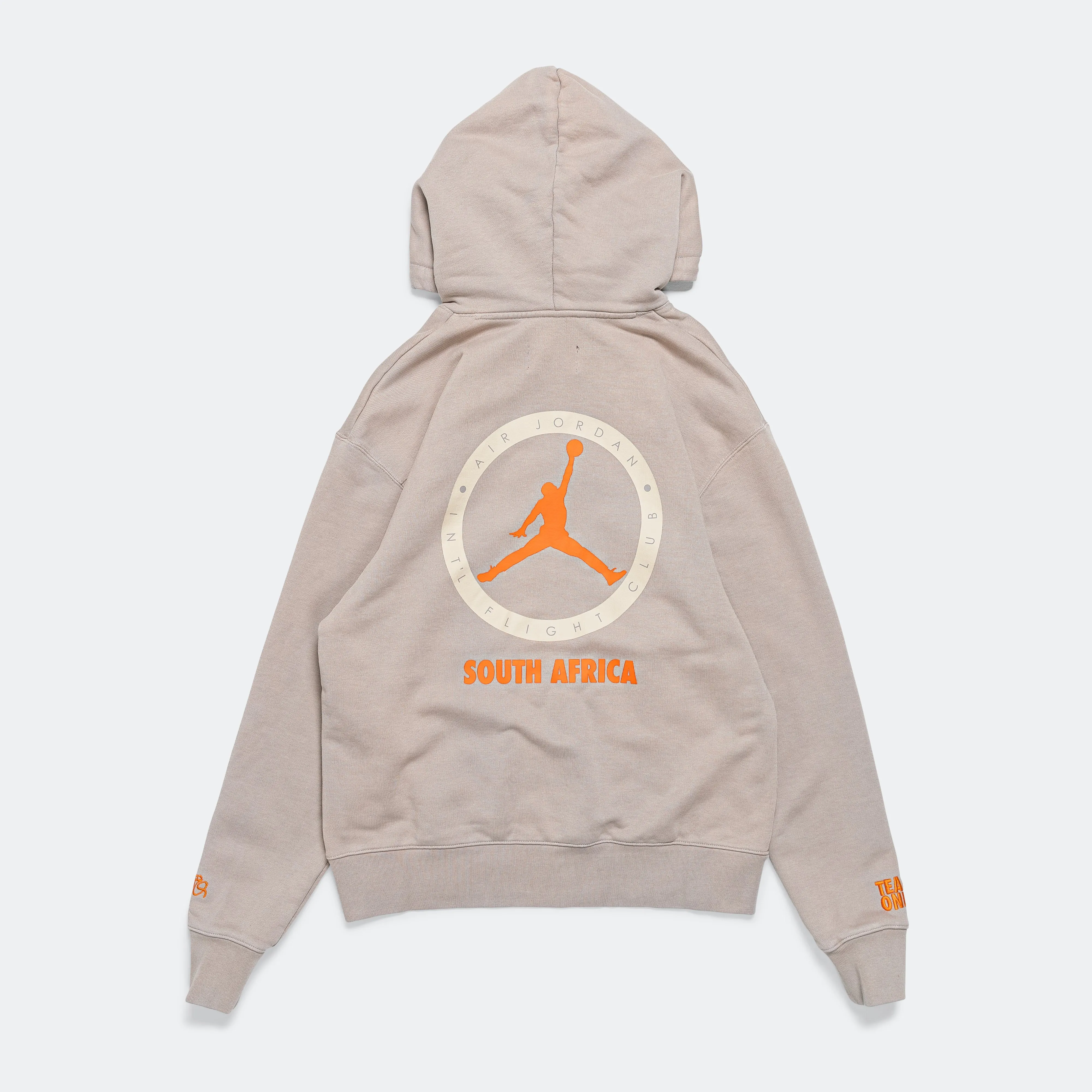 International Flight Club Hoodie × Shelflife - Enigma Stone/Total Orange