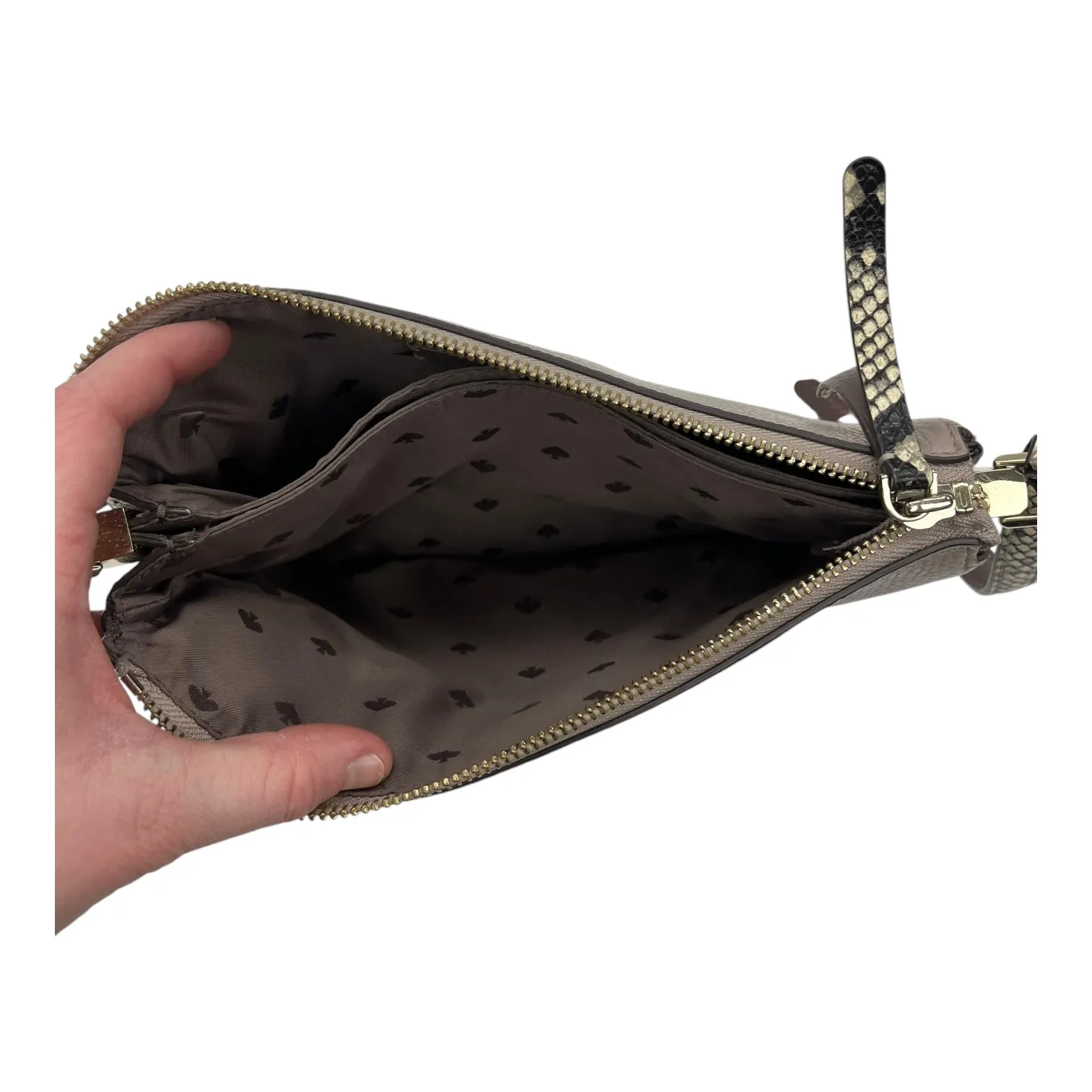 Kate Spade Bags Crossbody Designer By Kate Spade In Tan, Size:Medium