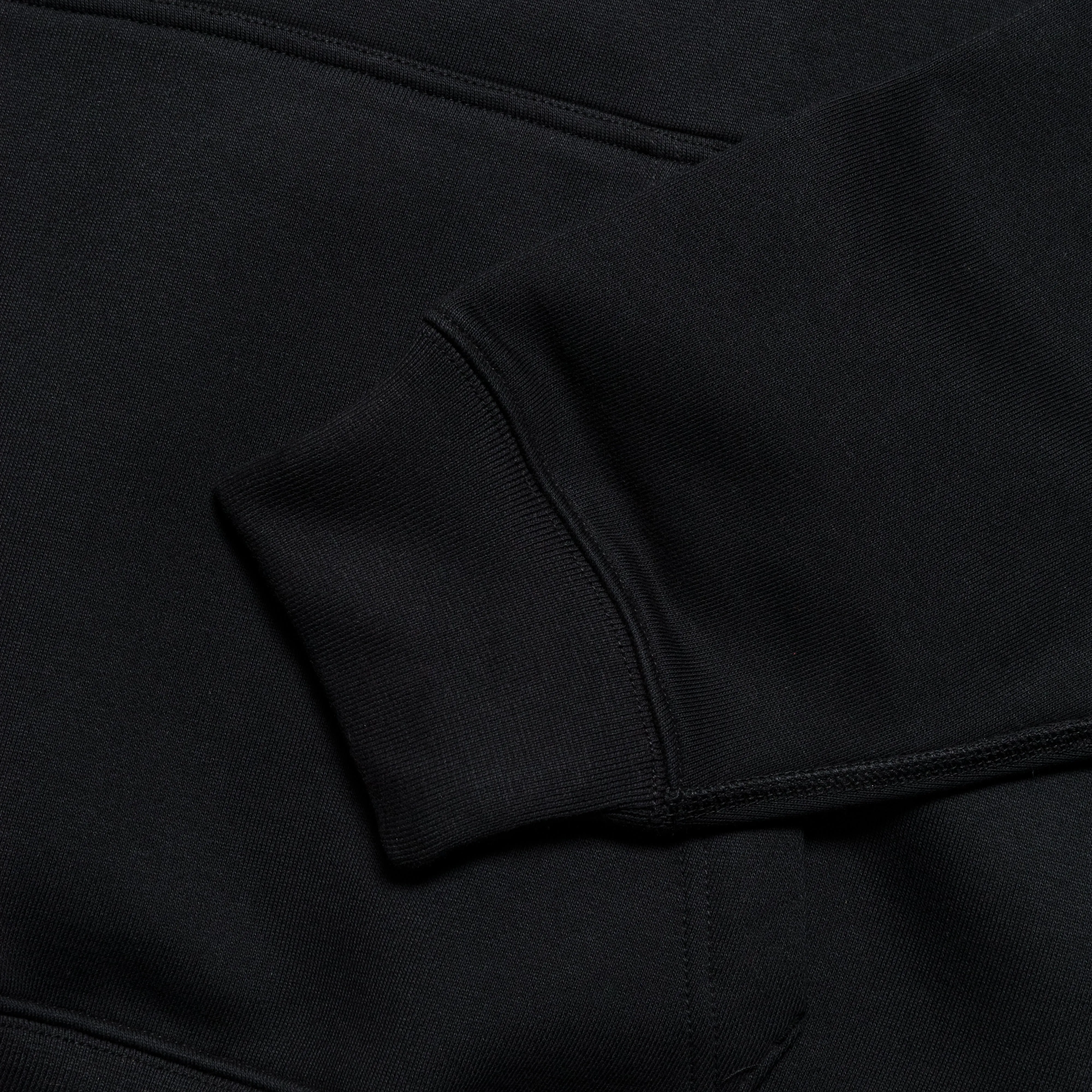 Lungs' Therma-FIT Tuff Fleece Hoodie - Black/Anthracite-Summit White