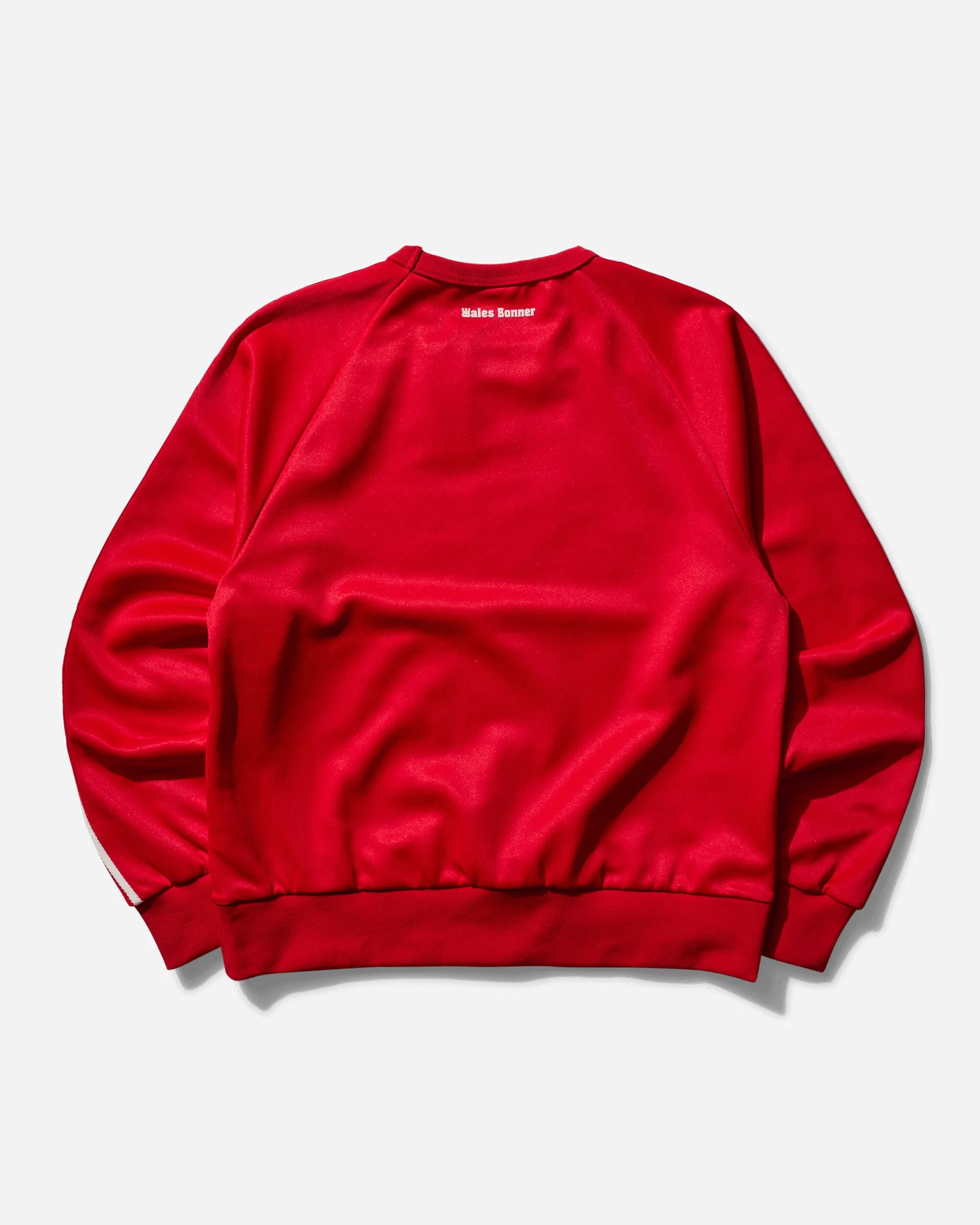 Men's Wales Bonner Nylon Crew Jersey Better Scarlet