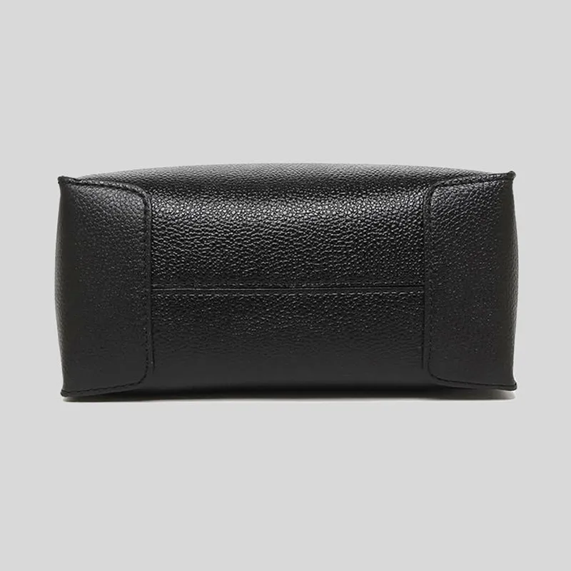 MICHAEL KORS Mercer Medium Pebbled Leather Crossbody Bag Black 35S1GM9M2L