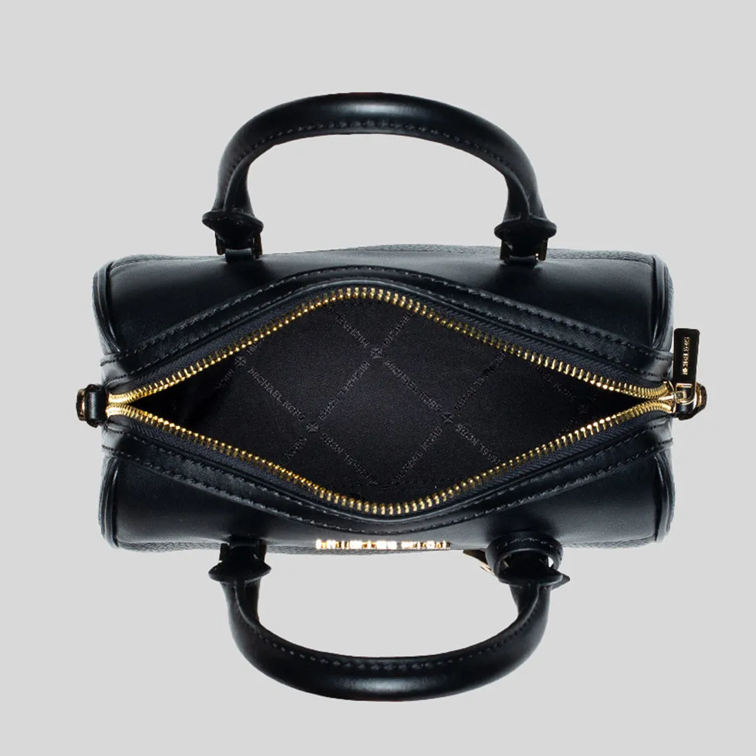 Michael Kors Travel XS Duffle Leather Crossbody Bag Black 35S3GTFC0L