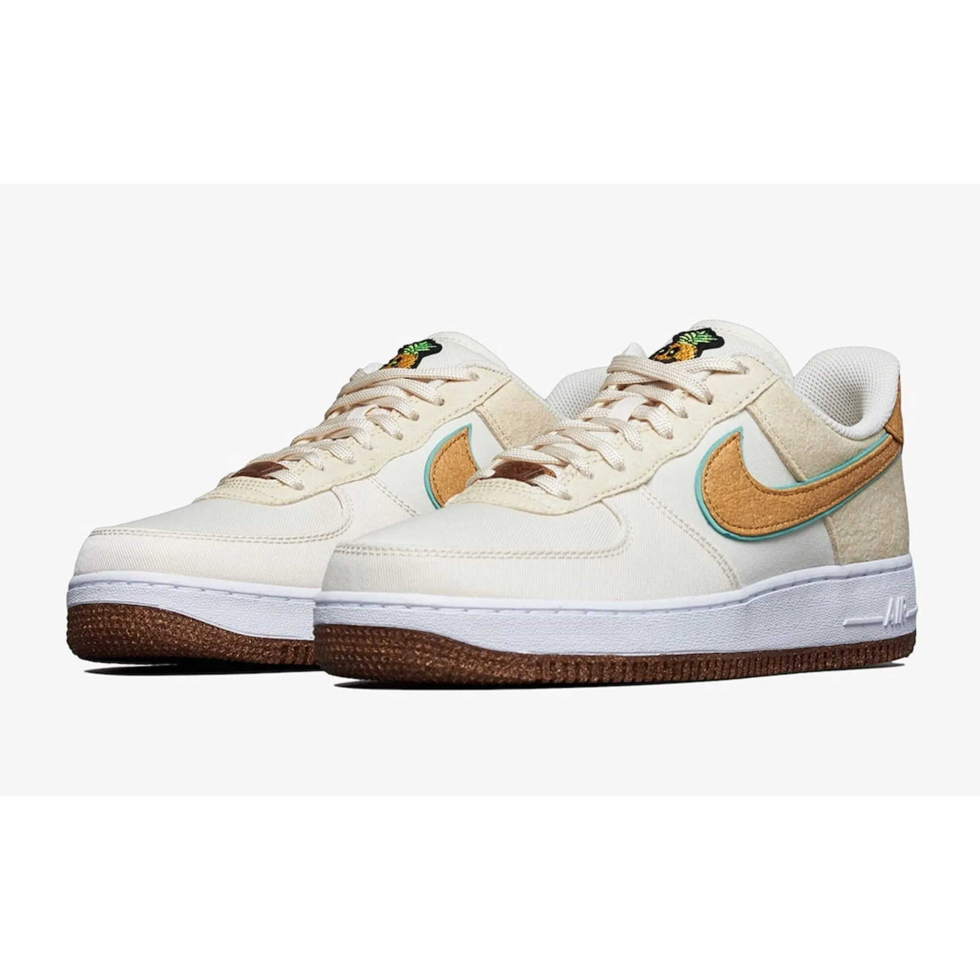 Nike Air Force 1 '07 Premium Coconut Milk/Metallic Gold  CZ1631-100 Men's
