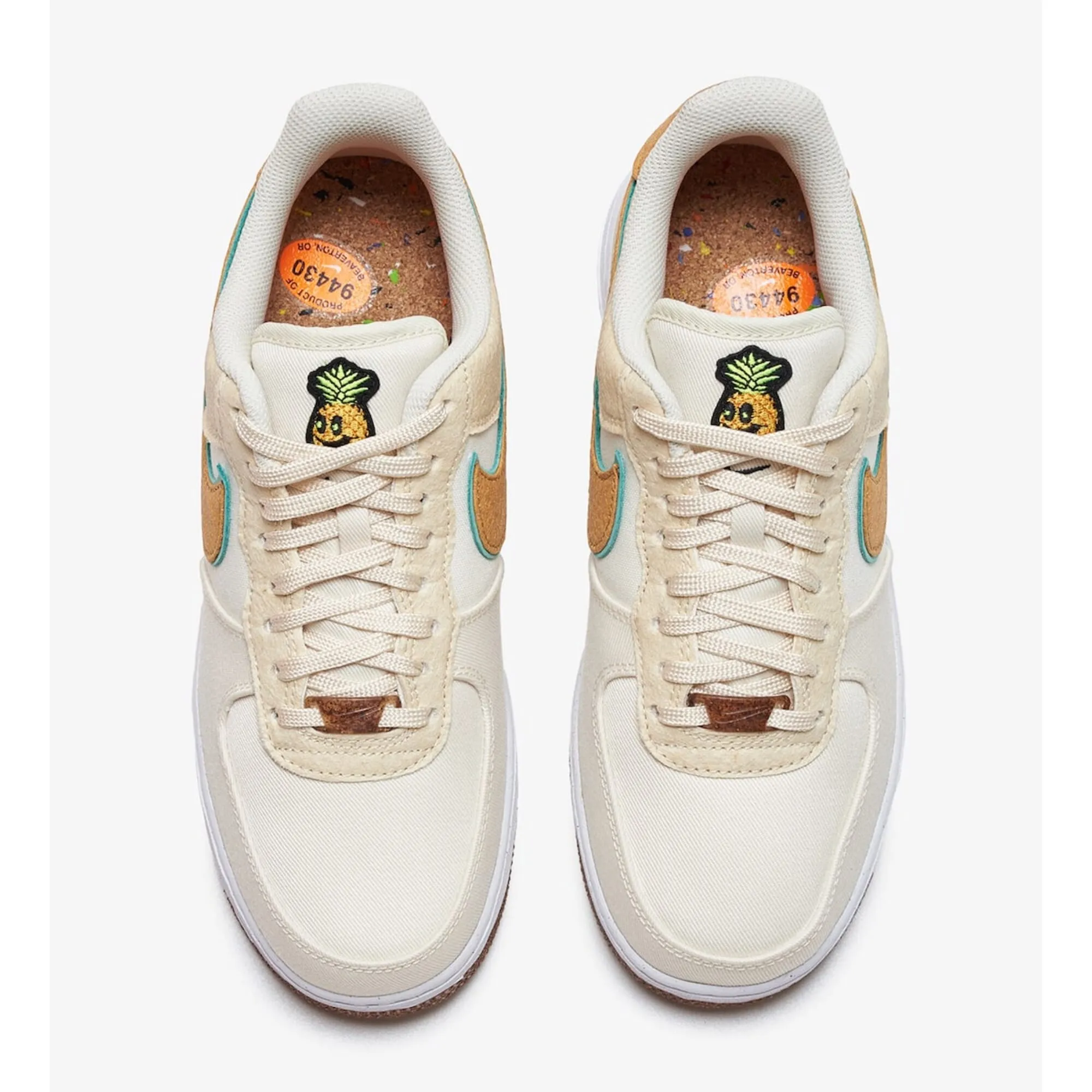 Nike Air Force 1 '07 Premium Coconut Milk/Metallic Gold  CZ1631-100 Men's