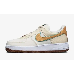 Nike Air Force 1 '07 Premium Coconut Milk/Metallic Gold  CZ1631-100 Men's