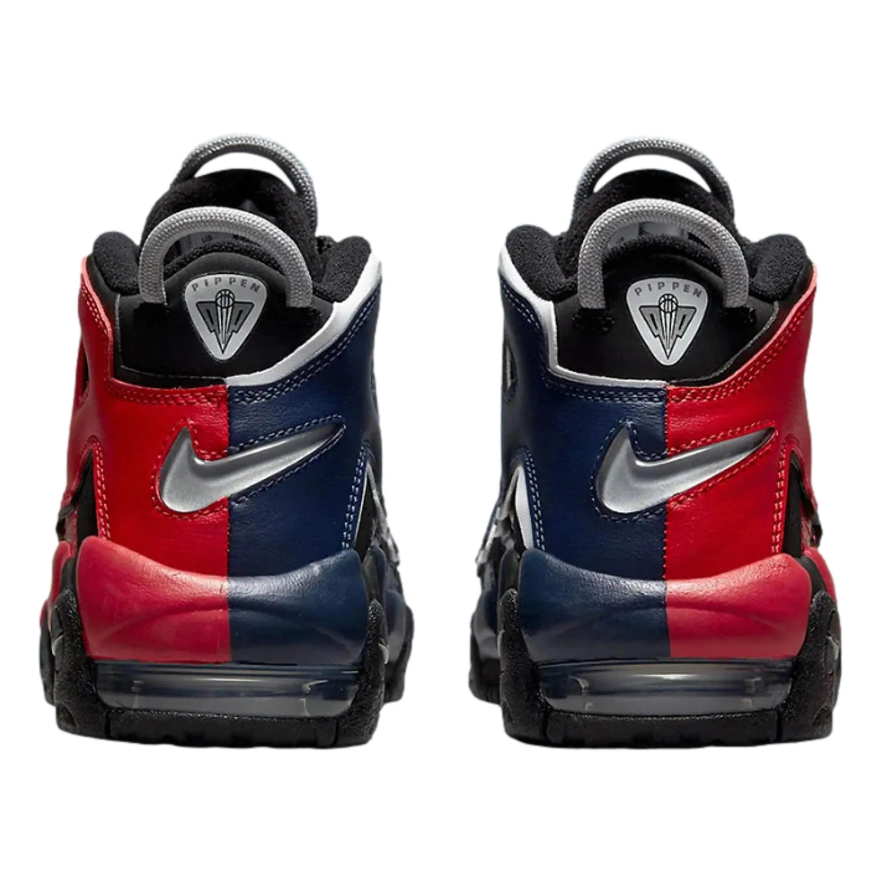 Nike Air More Uptempo Black/University Red  DM0017-001 Grade-School