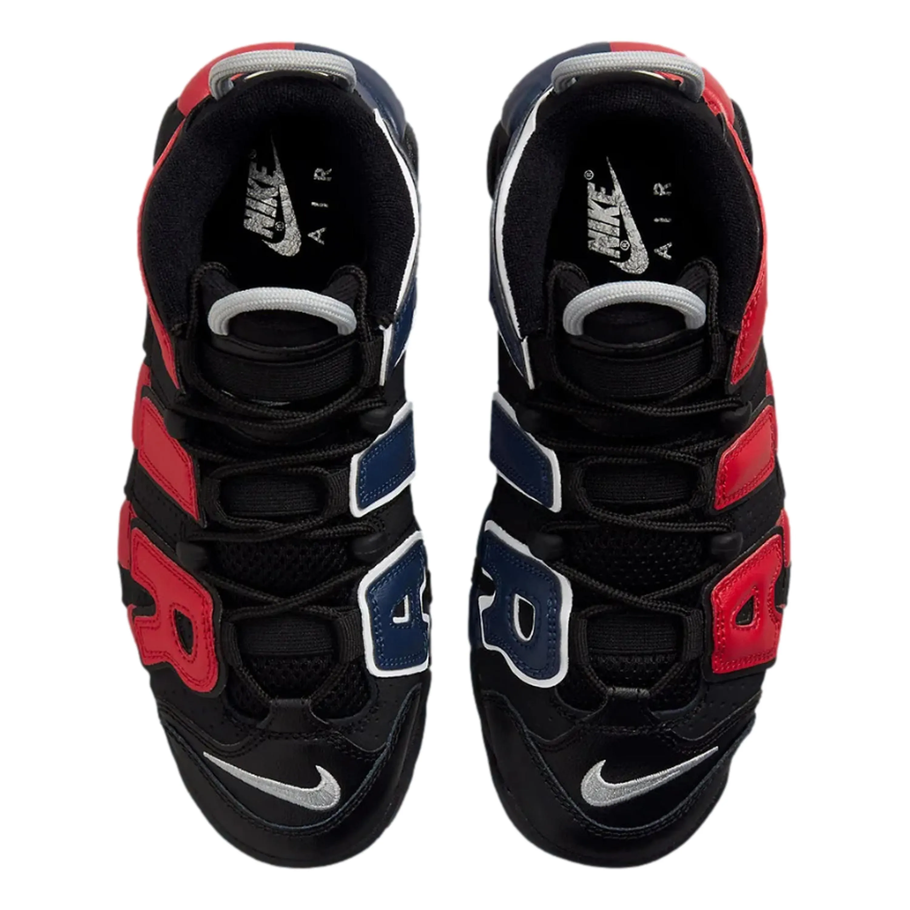 Nike Air More Uptempo Black/University Red  DM0017-001 Grade-School